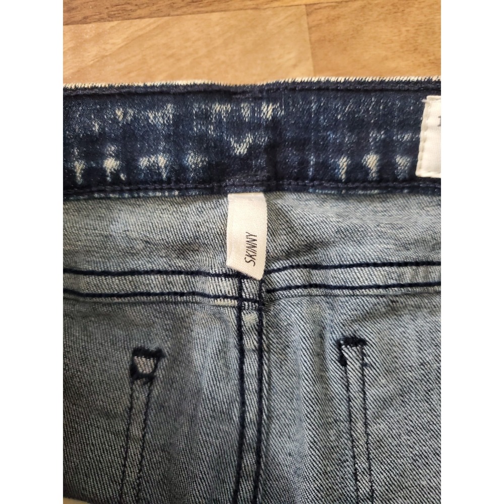 Rag & Bone Women's The Skinny Jean Washed Dark Blue Size 26 - Picture 7 of 12